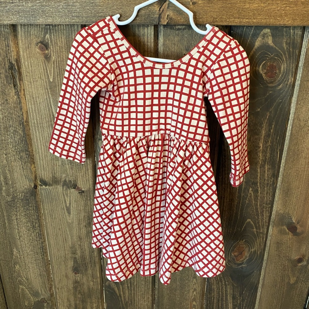 Alice & Ames Spice Grid Dress 2T